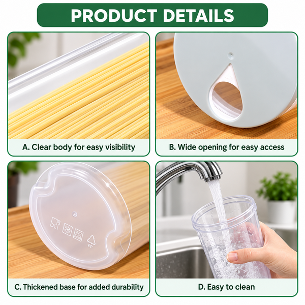 PastaPortion Spaghetti Storage Dispenser