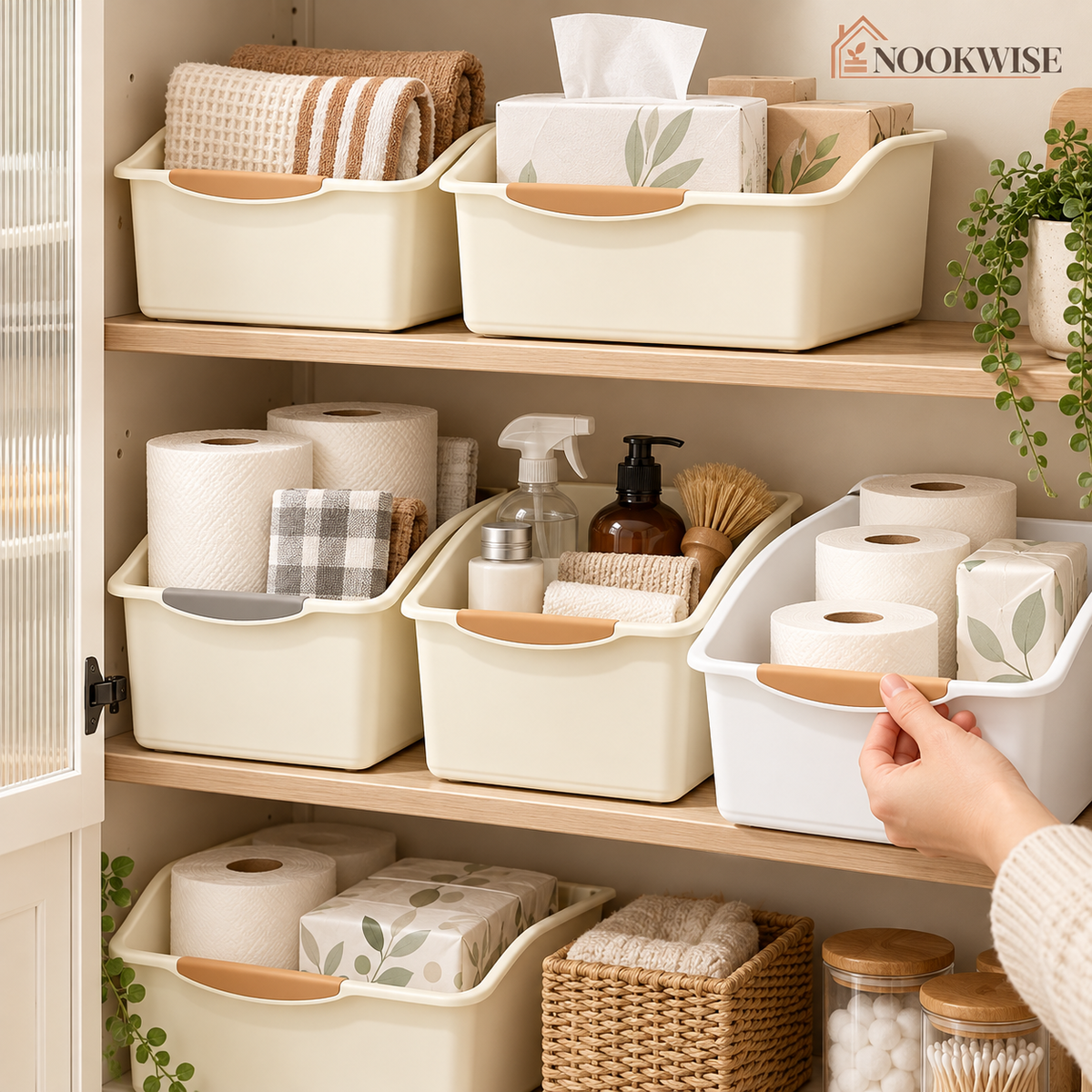 CabinetFlow Rolling Organiser Baskets