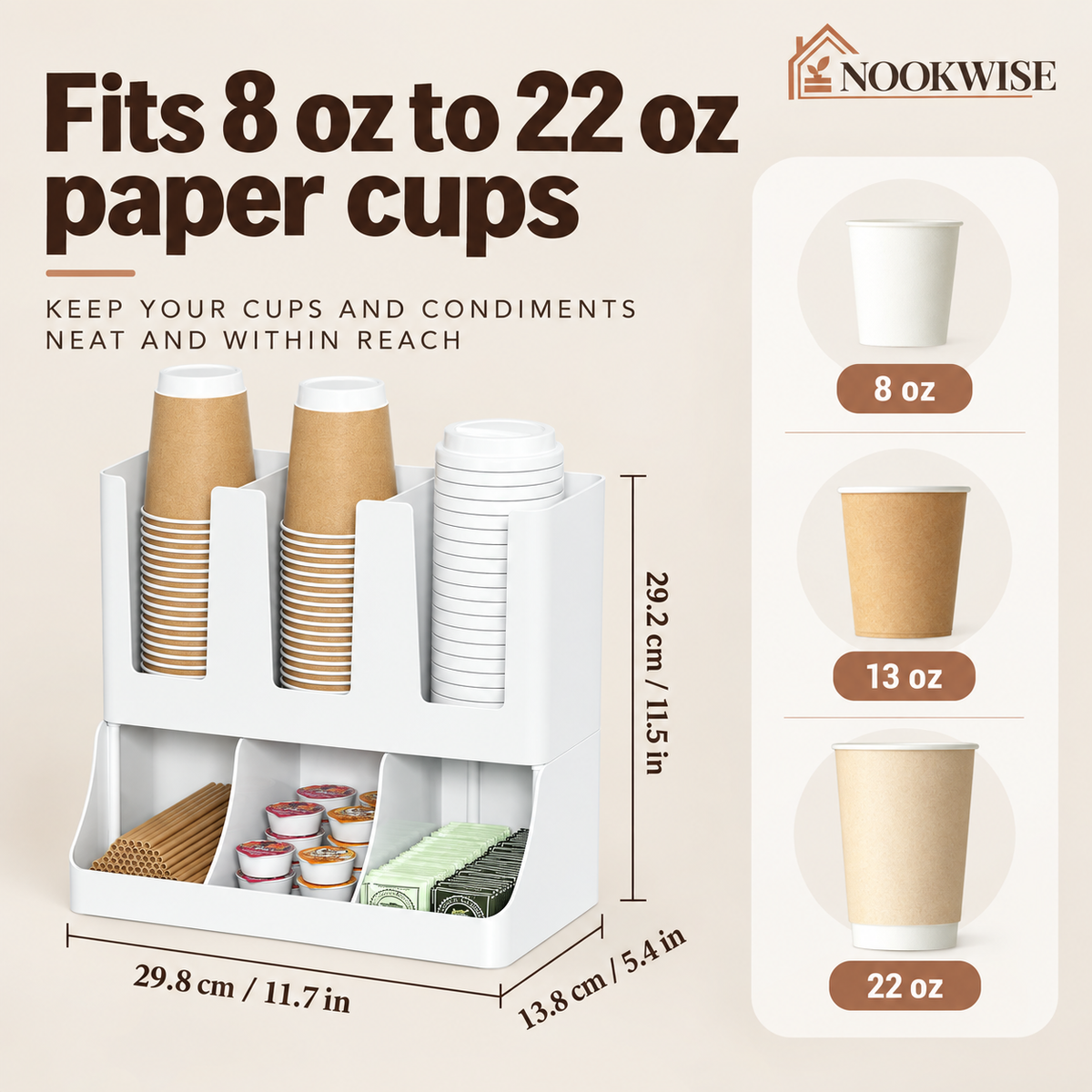 CaféNest Coffee Station Organiser