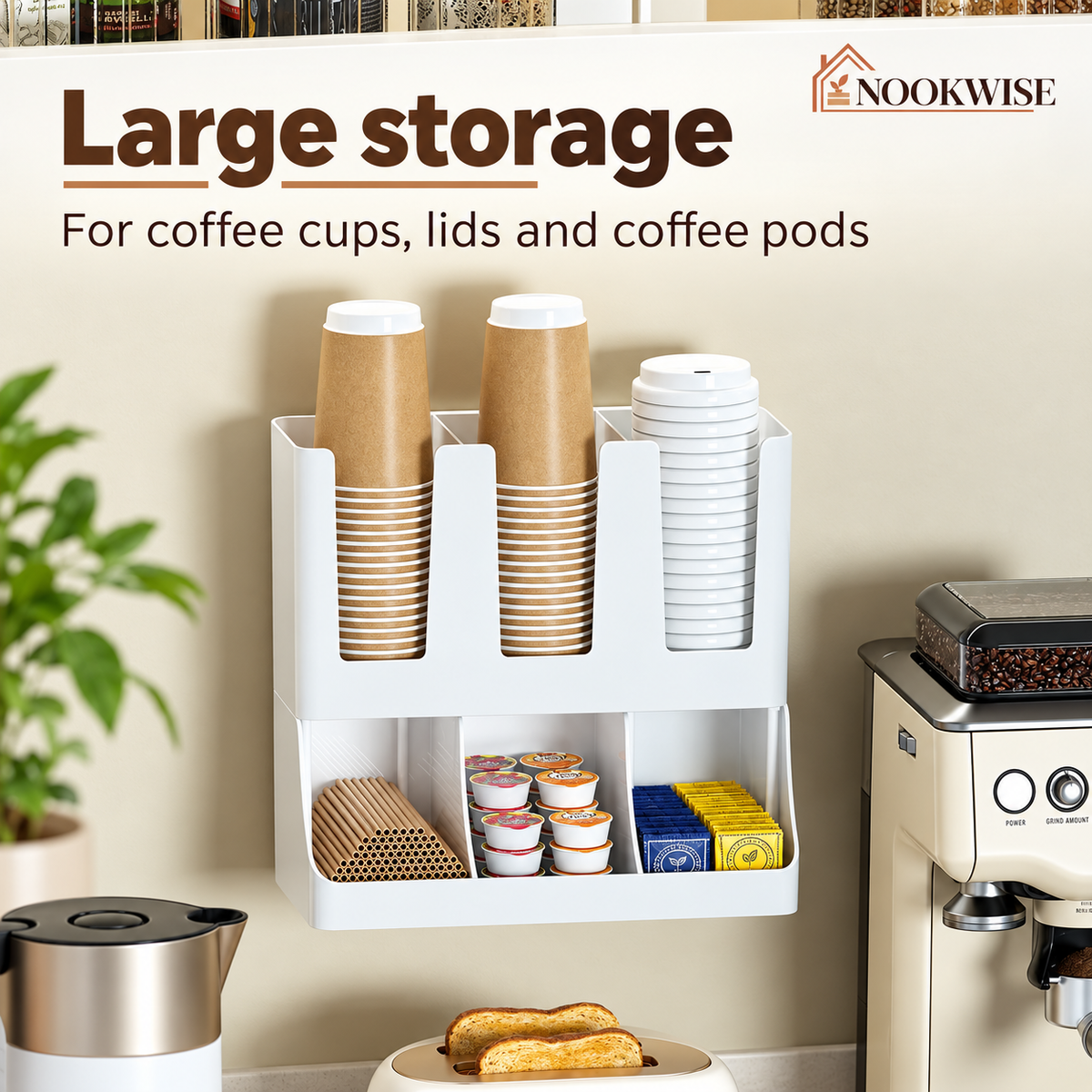 CaféNest Coffee Station Organiser