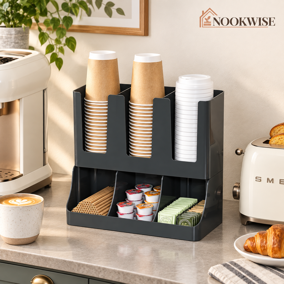 CaféNest Coffee Station Organiser