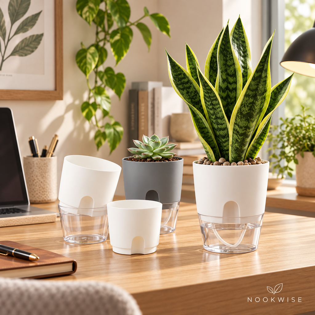 AquaBloom Self-Watering Plant Pot