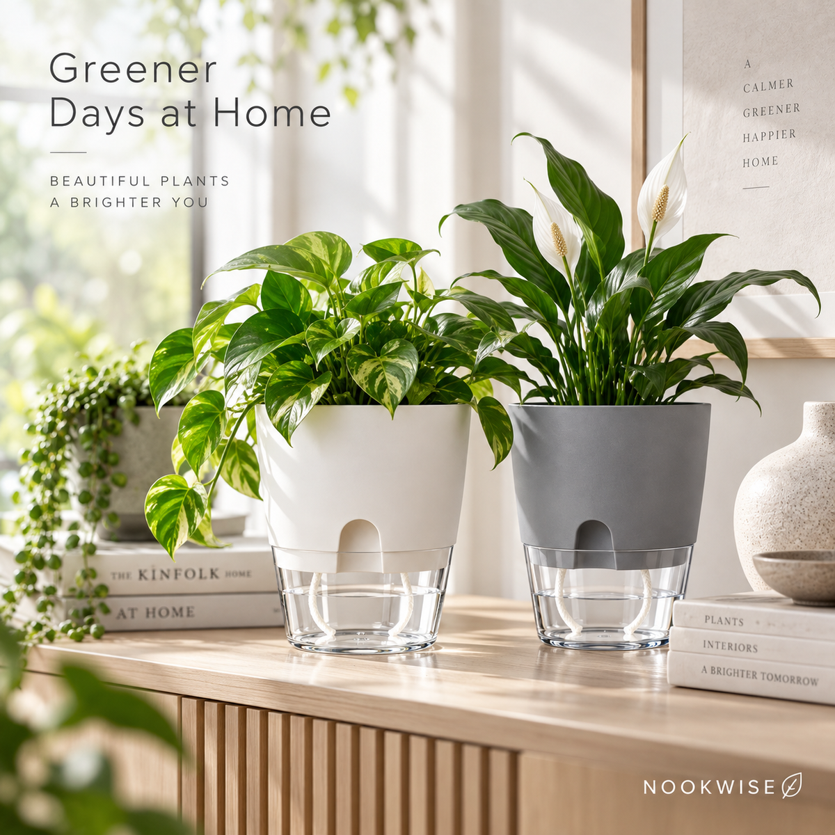 AquaBloom Self-Watering Plant Pot