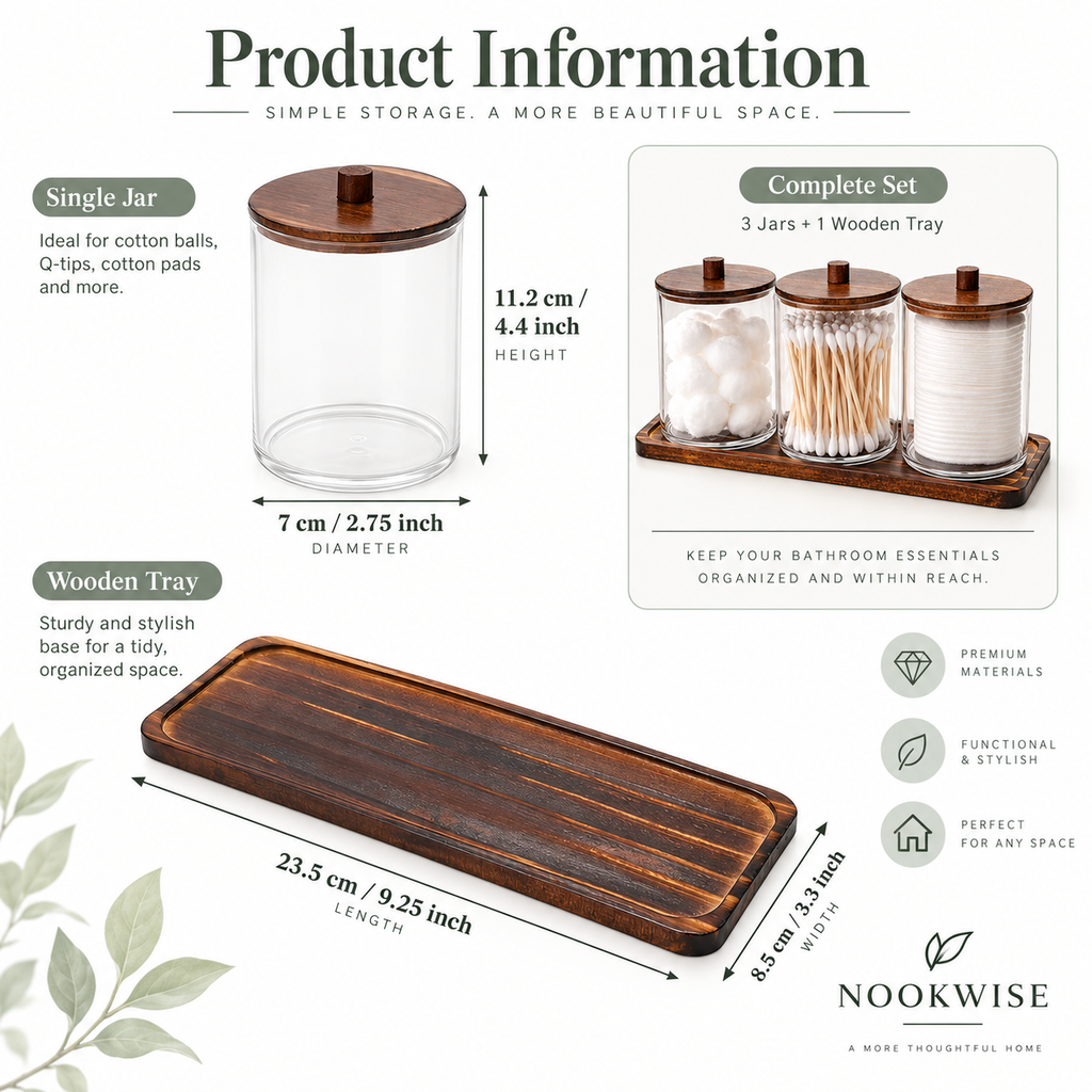 PureVanity™ Cotton Storage Set