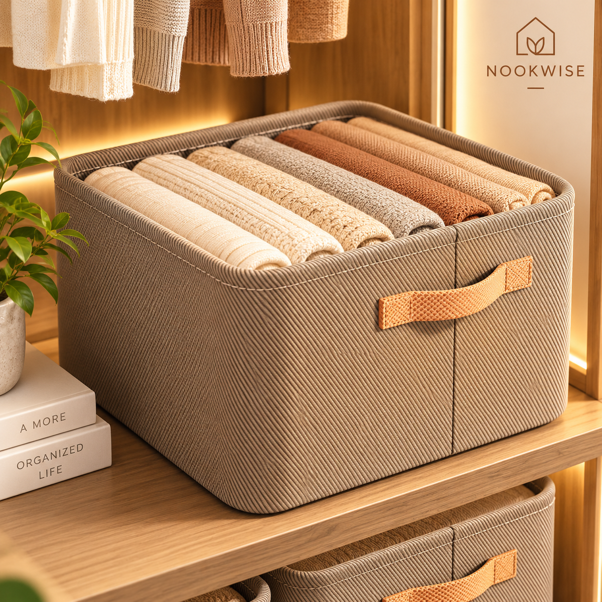 ClosetNest Foldable Fabric Storage Box