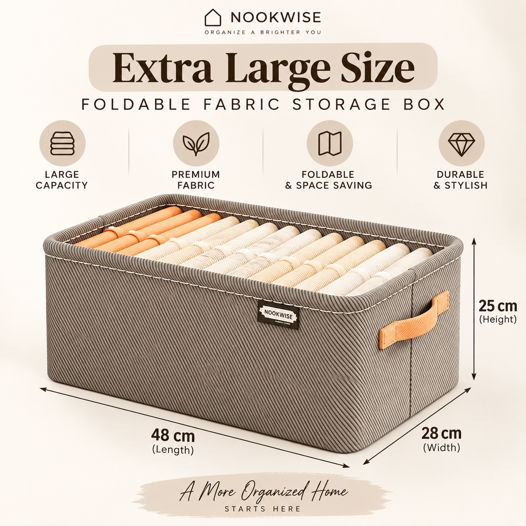 ClosetNest Foldable Fabric Storage Box