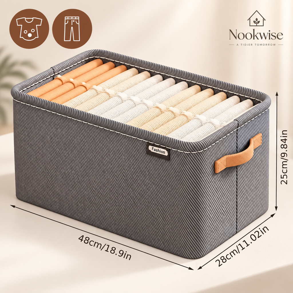 ClosetNest Foldable Fabric Storage Box