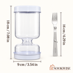 BrineFlip Pickle Storage Jar