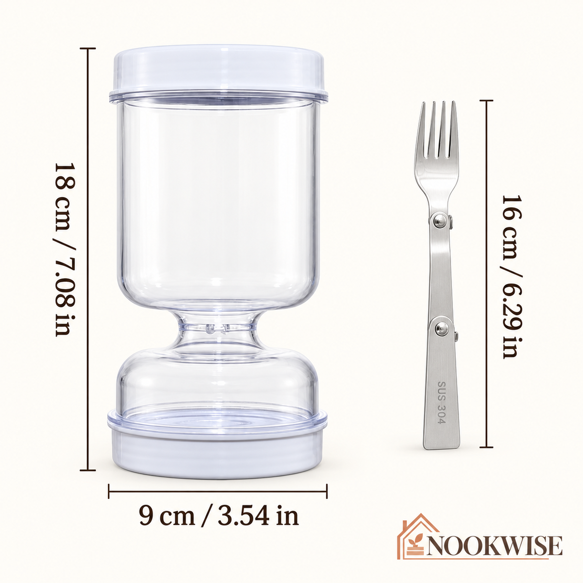 BrineFlip Pickle Storage Jar