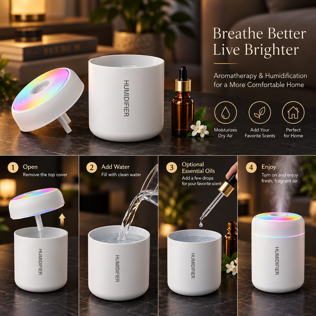 MistGlow Mini Humidifier