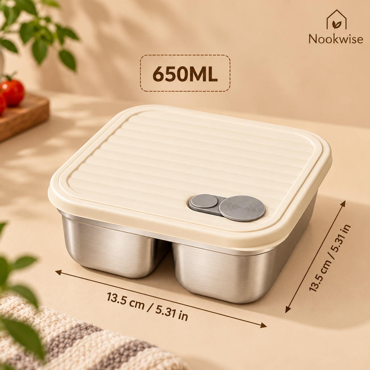 MealMate Stainless Steel Lunch Box