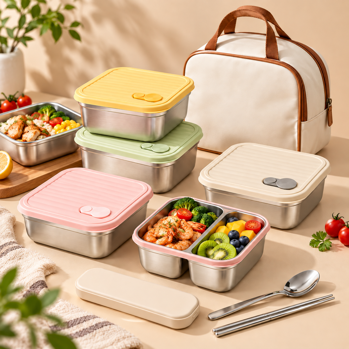 MealMate Stainless Steel Lunch Box