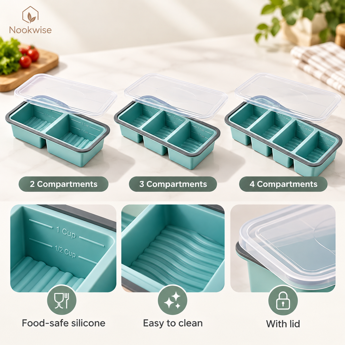 PortionFlex™ Silicone Freezer Tray