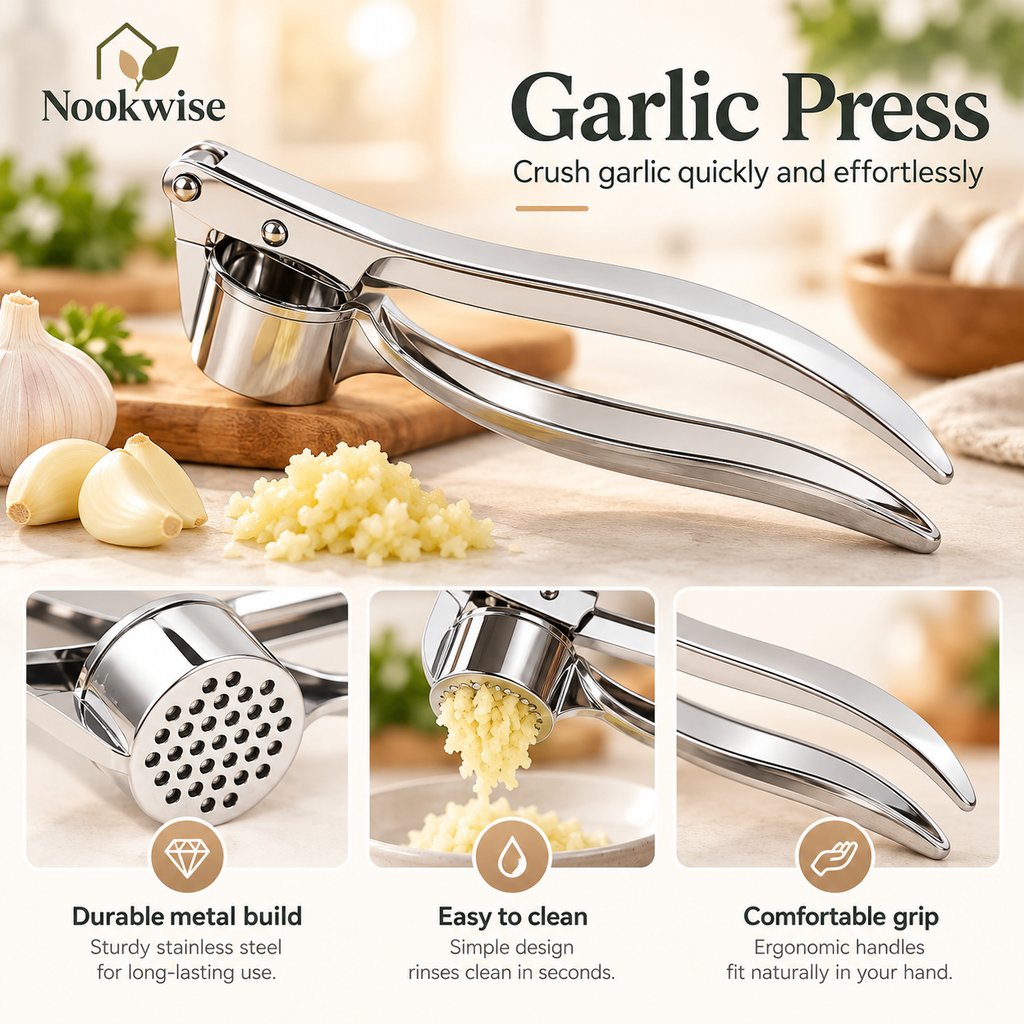 CrushEase Garlic Press