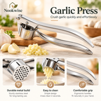 CrushEase Garlic Press