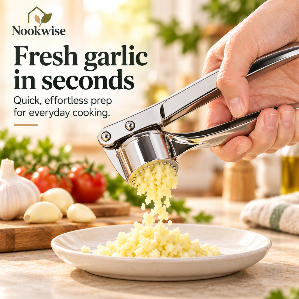 CrushEase Garlic Press