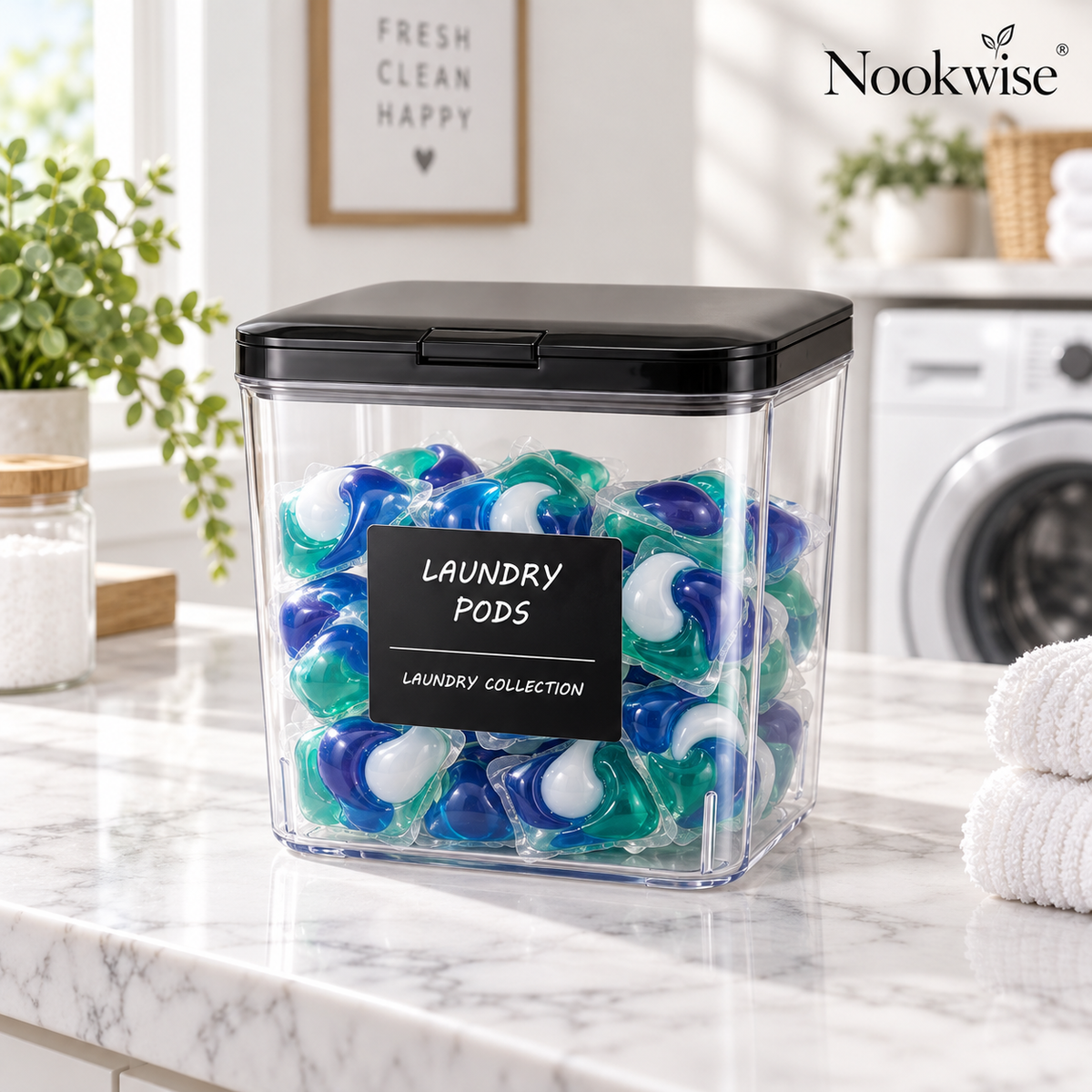 PurePod Sealed Laundry Pod Container