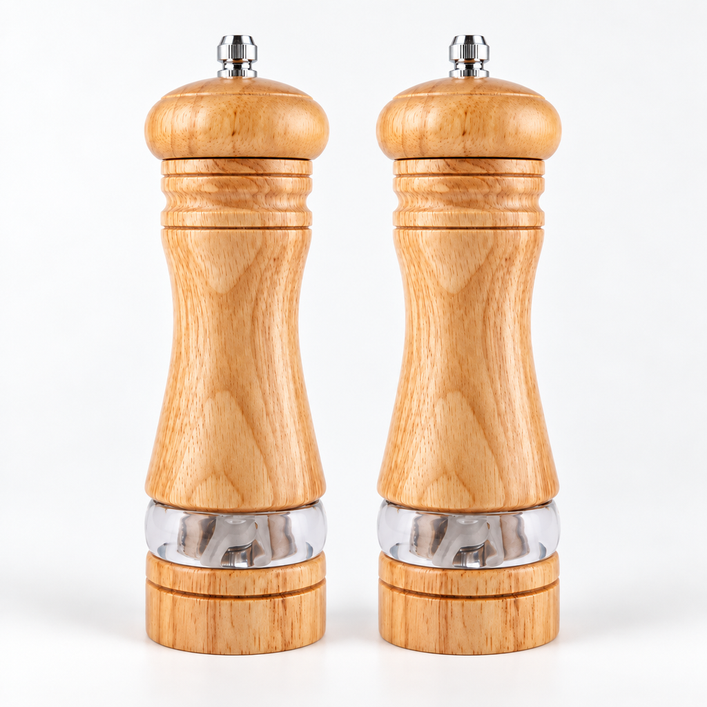 GrindCraft Wooden Salt & Pepper Mill