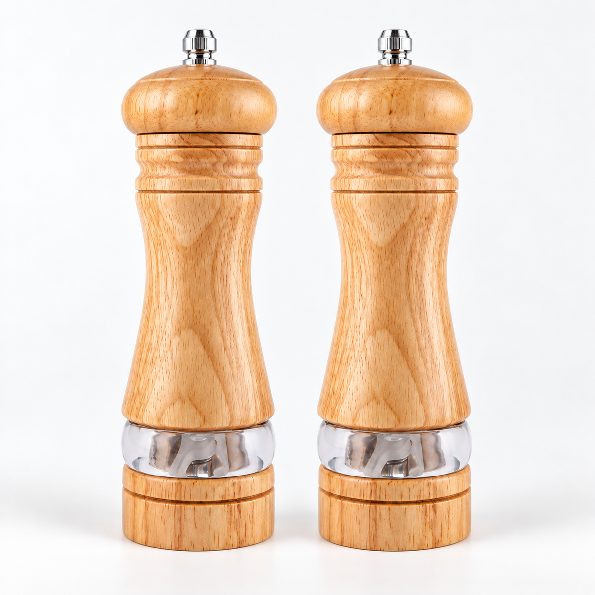 GrindCraft Wooden Salt & Pepper Mill