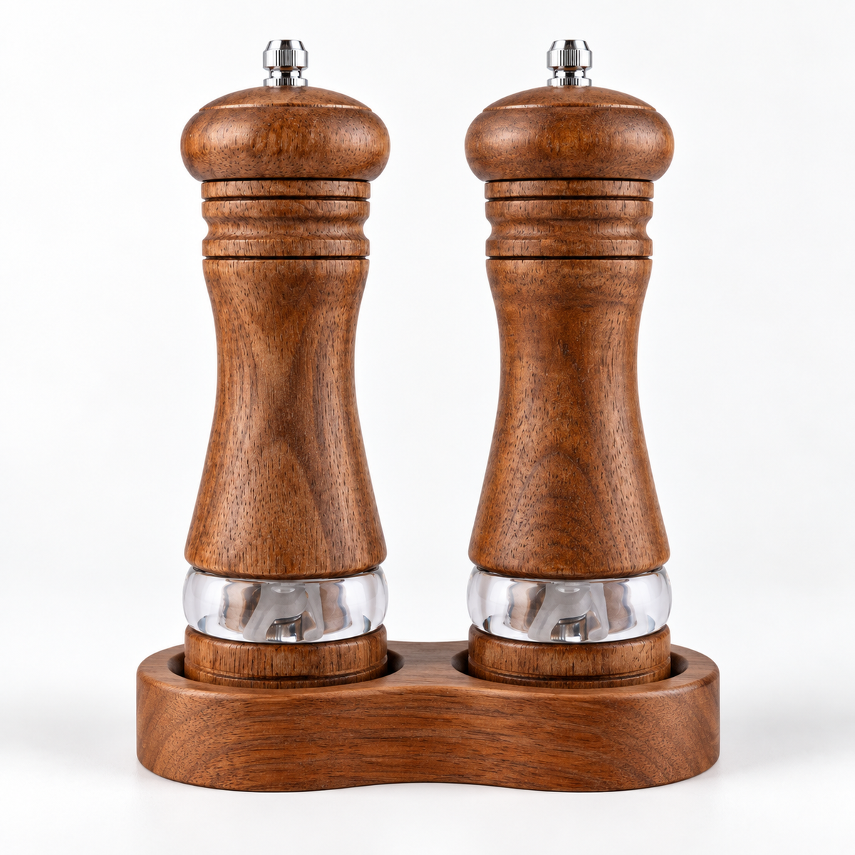 GrindCraft Wooden Salt & Pepper Mill