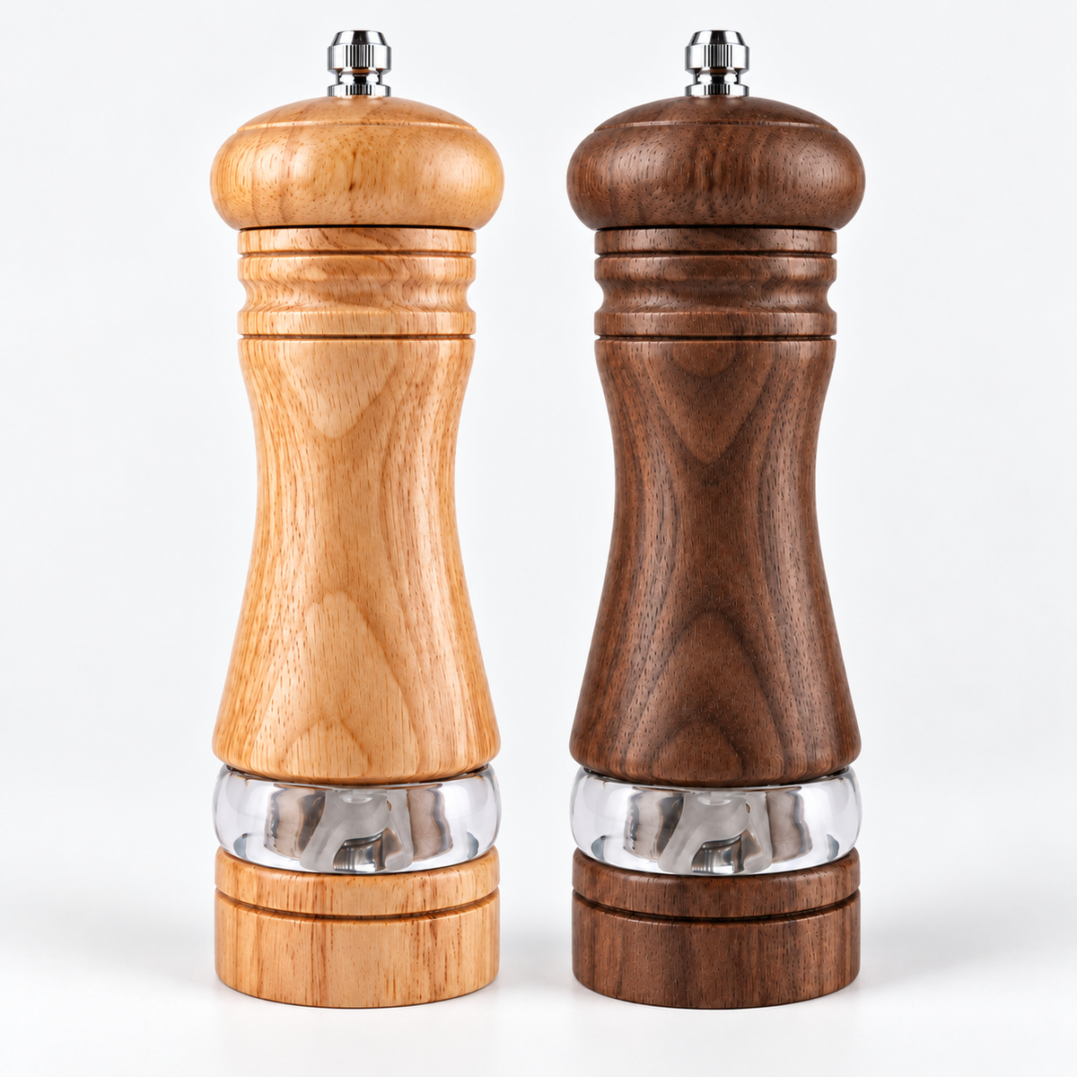 GrindCraft Wooden Salt & Pepper Mill