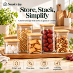 BambooKeep Glass Storage Jar