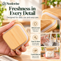 BambooKeep Glass Storage Jar
