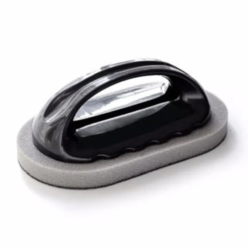Reusable Emery Magic Sponge - Kitchen Pot Brush with Handle for Easy Cleaning and Decontamination - Washable and Eraser Cleaning