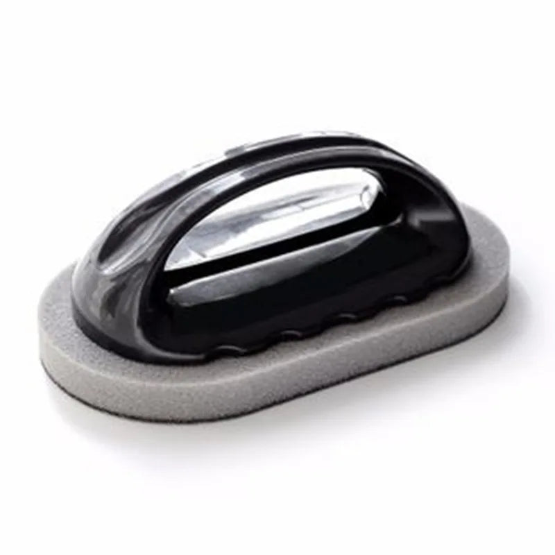 Reusable Emery Magic Sponge - Kitchen Pot Brush with Handle for Easy Cleaning and Decontamination - Washable and Eraser Cleaning